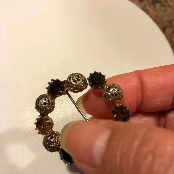 Unique beautiful stones maybe vintage pin - Picture 4 of 4